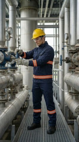 Aramid Alev Almaz İş Kıyafeti