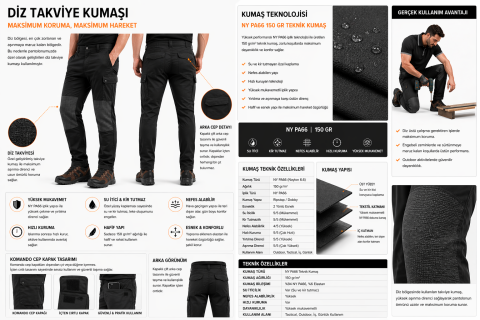 Rodopi Ural NY66 Tactical Pantolon