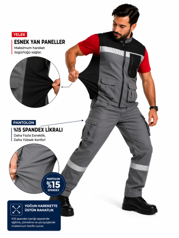 Reflektörlü İş Takımı Rodopi Reflect Pro