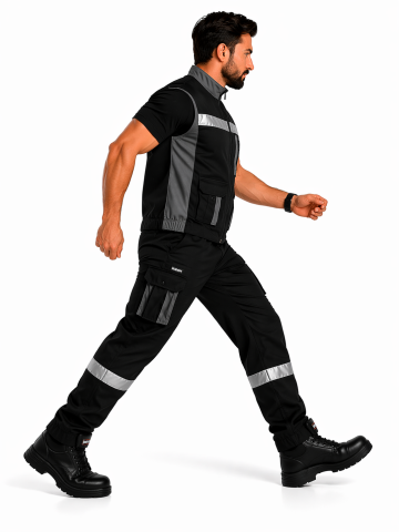 Reflektörlü İş Takımı Rodopi Reflect Pro BlackLine