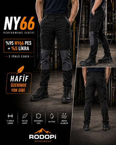 Rodopi Ural NY66 Teknik İş Pantolonu