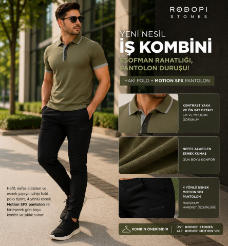 Stones Polo yaka tişört