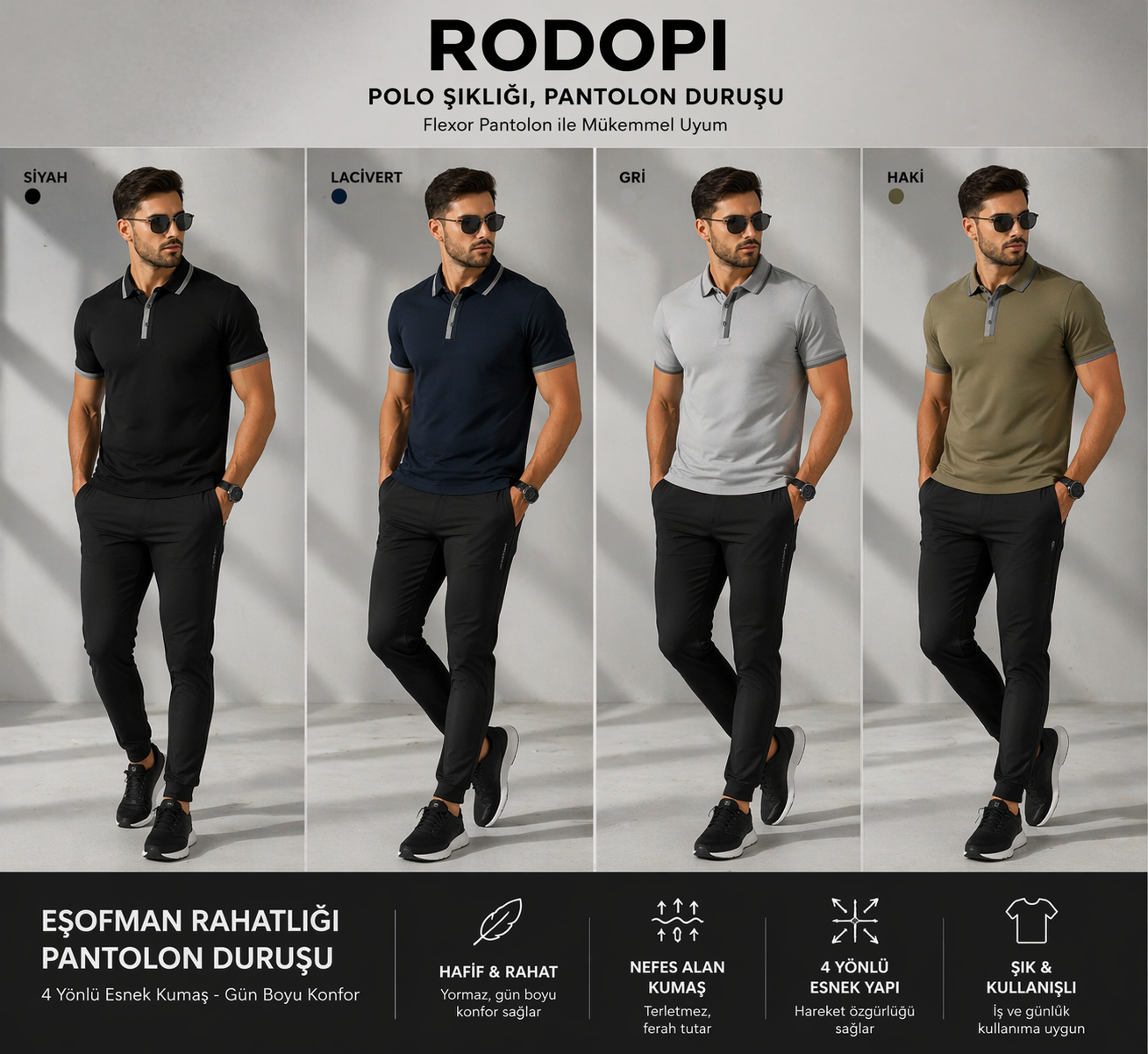 Stones Polo yaka tişört