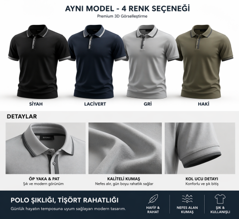 Stones Polo yaka tişört