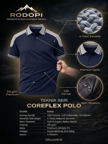 Rodopi Atak Pro 3’lü Kombin – Yelek + Pantolon + Polo Pike Tişört