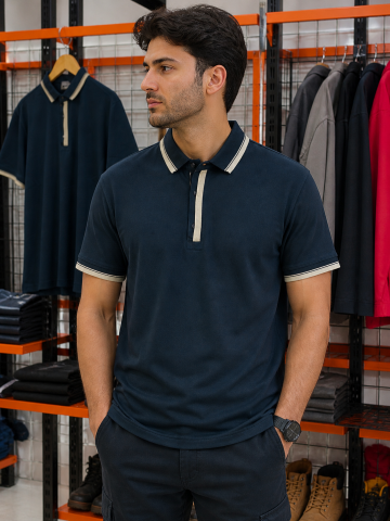 Rodopi Stones Polo Yaka Tişört