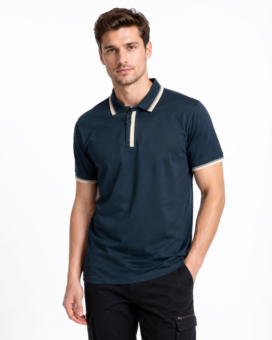 Rodopi Stones Polo Yaka Tişört