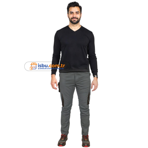 Teknik İş Pantolonu Gri Lepus Atak