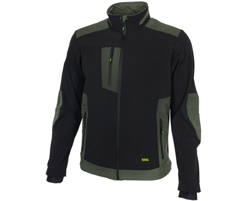 Rodopi Erebos Softshell Ceket Yeşil/Siyah