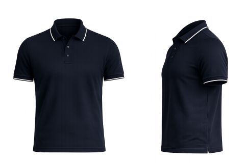 Rodopi Prime Polo yaka Lacivert Tshirt