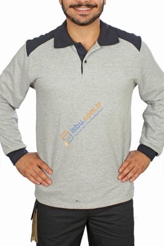 Polo Yaka İş Tişörtü Sweatshirt