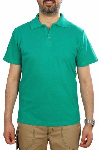 Polo Yaka Tişört Açık Yeşil -Lepus