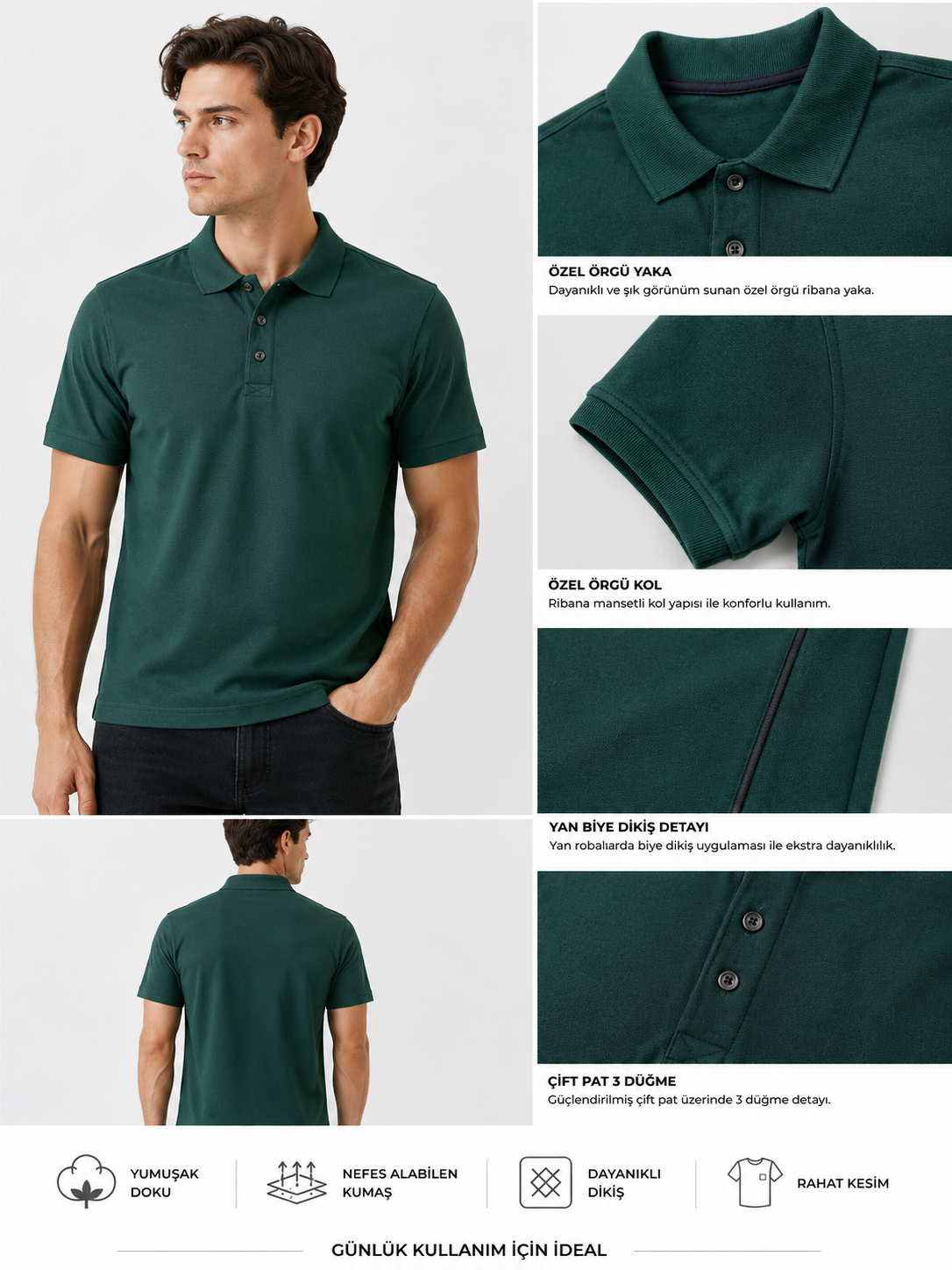 Lacoste Polo Yaka İş tişört