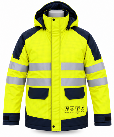 Pro Wear Oxford FR Alev Almaz Reflektörlü Kışlık İş Kabanı