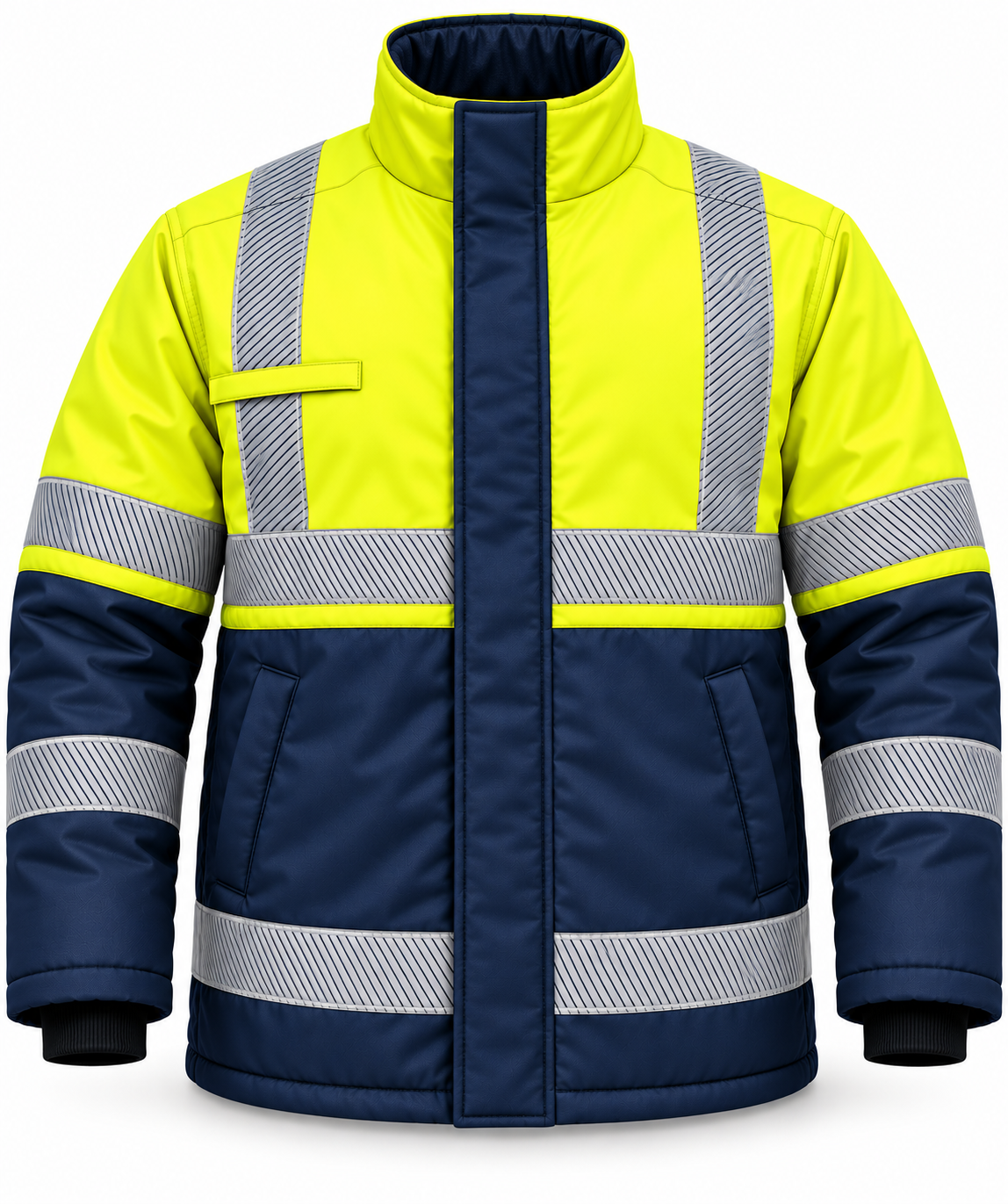 RODOPI  Hi-Vis Reflektörlü Kapitoneli  oxford Kışlık İş Montu