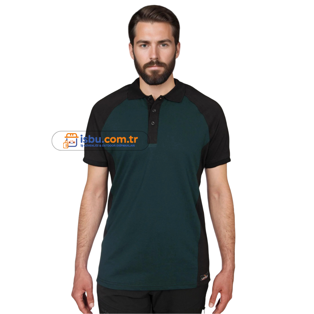 Lacost Polo Yaka Tişört Yeşil Siyah