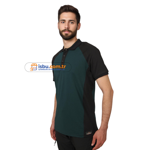 Lacost Polo Yaka Tişört Yeşil Siyah