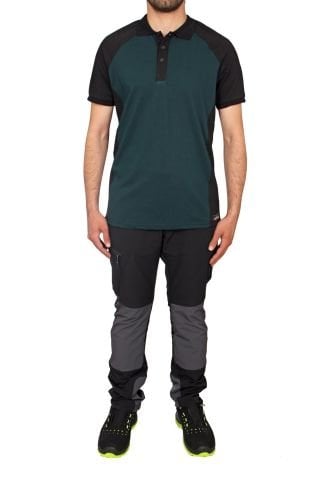 Lacost Polo Yaka Tişört Yeşil Siyah