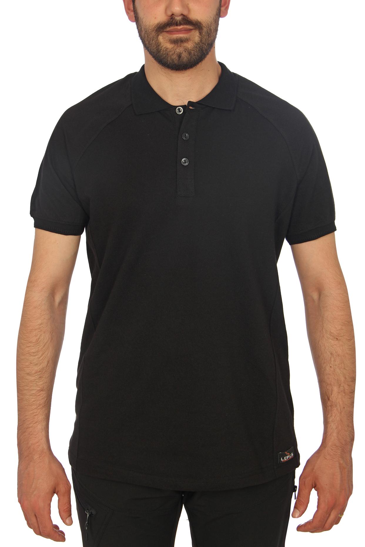 Lacost Polo Yaka Tişört Siyah