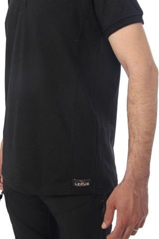 Lacost Polo Yaka Tişört Siyah Medium