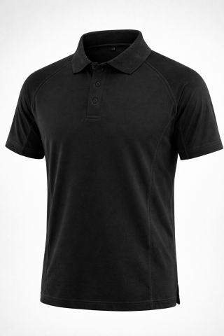 Lacost Polo Yaka Tişört Siyah