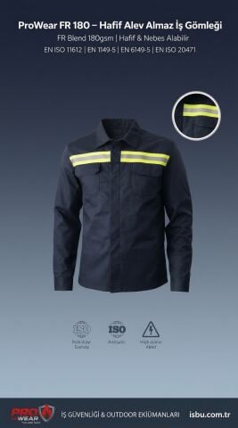 Electra Alev Almaz Elektrik Arkından Koruyucu Gömlek - Pro-Wear