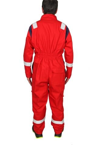 Pro Wear X Kırmızı Alev Almaz Gemici Tulumu