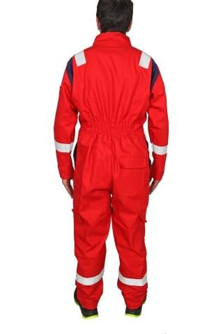 Pro Wear X Kırmızı Alev Almaz Gemici Tulumu