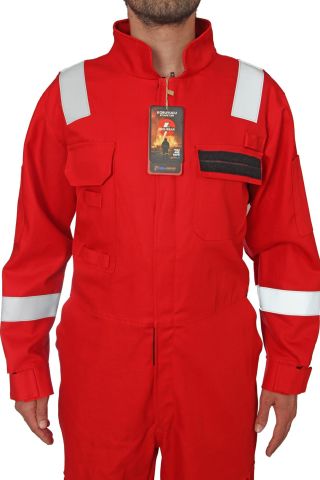 Pro Wear X Kırmızı Alev Almaz Gemici Tulumu