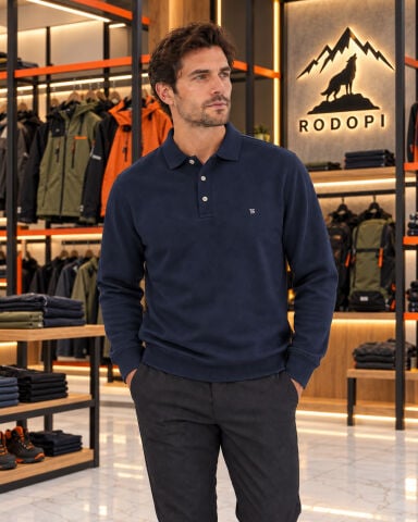 RODOPI STONES Atlas Polo Yaka Sweatshirt