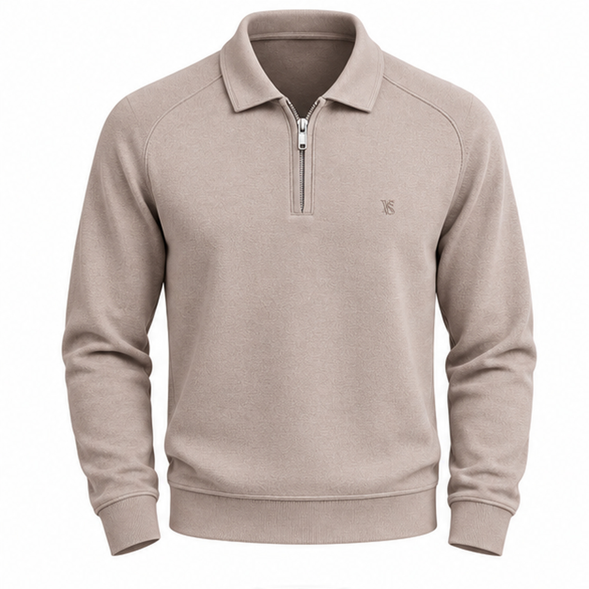 Rodopi Verona Lacoste Pamuklu Yarım Fermuarlı Polo Sweatshirt