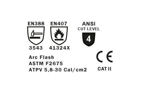 EUREKA Elektrik Ark Eldiveni (23 cal/cm2)