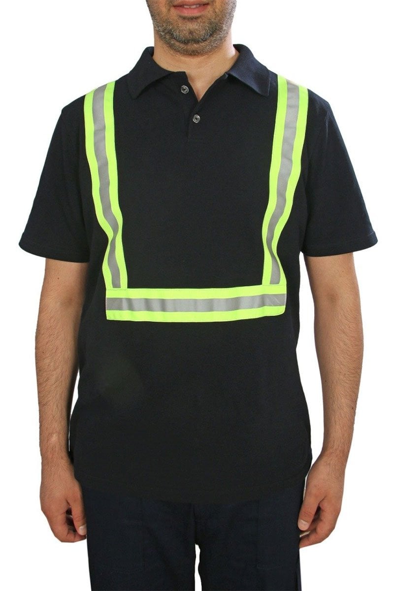 Polo Yaka İş Tişörtü Reflektörlü