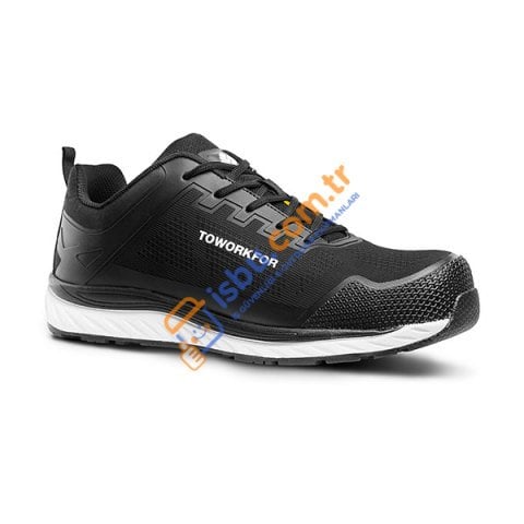 Toworkfor Super Set Black S1P-SRC-ESD -Iş Güvenlik Ayakkabısı