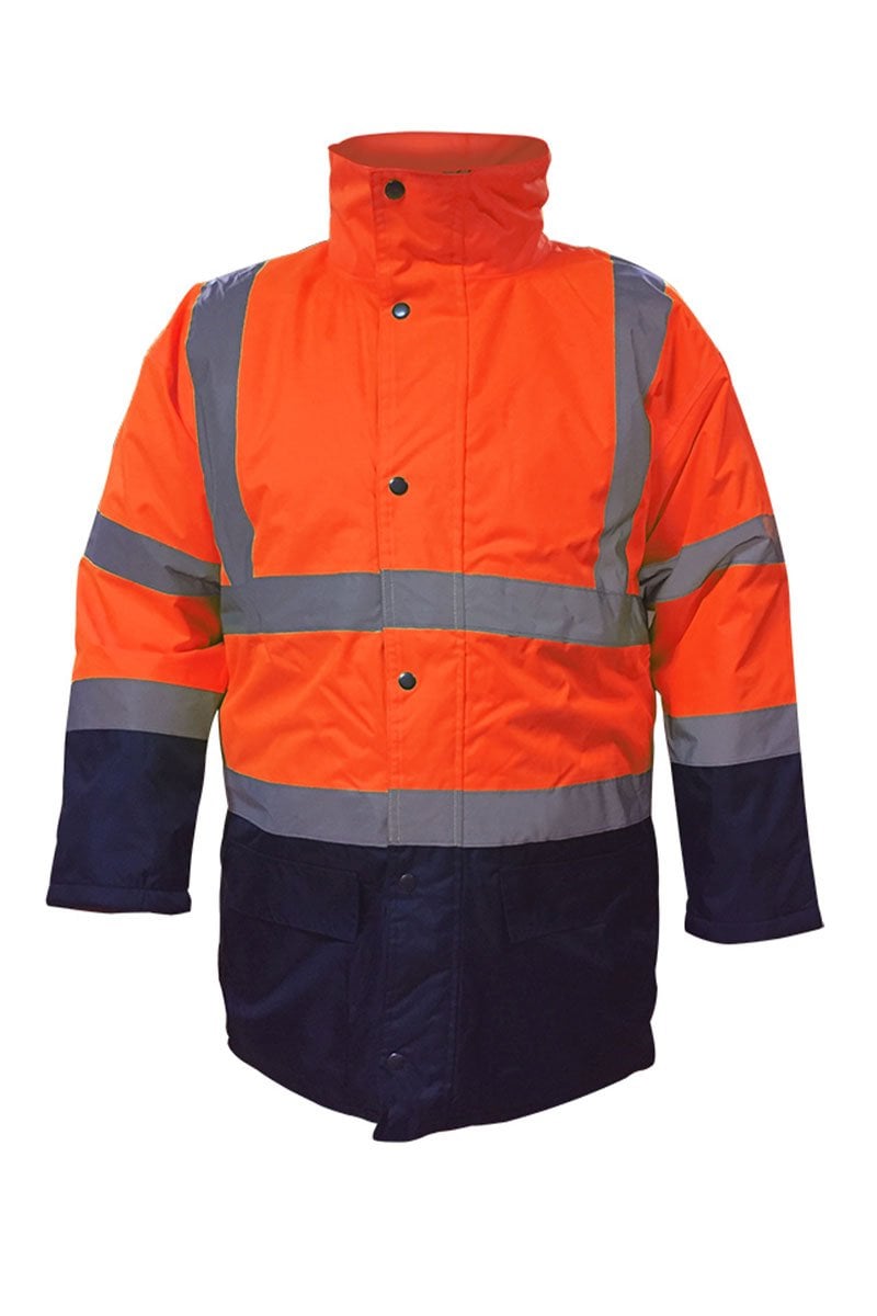 Turuncu Parka Kapitone Astarlı - HIGHTEX 300