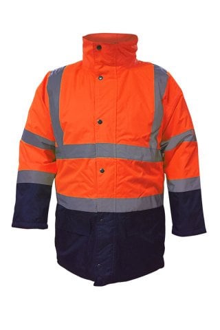Turuncu Parka Kapitone Astarlı - HIGHTEX 300