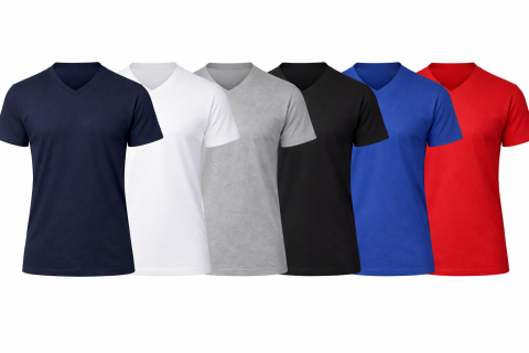 Tişört Penye V  Yaka