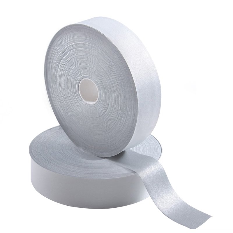 FR Aramid Alev Almaz Gri Reflektif Kumaş Şerit