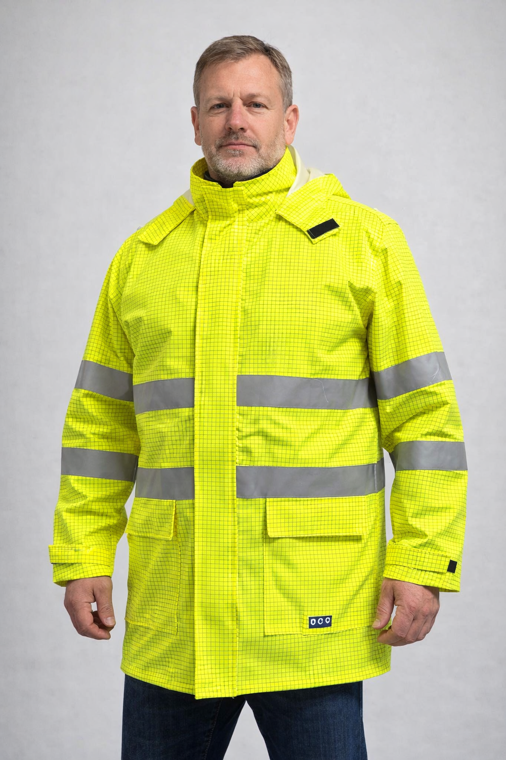 Alev Almaz Antistatik Yağmurluk