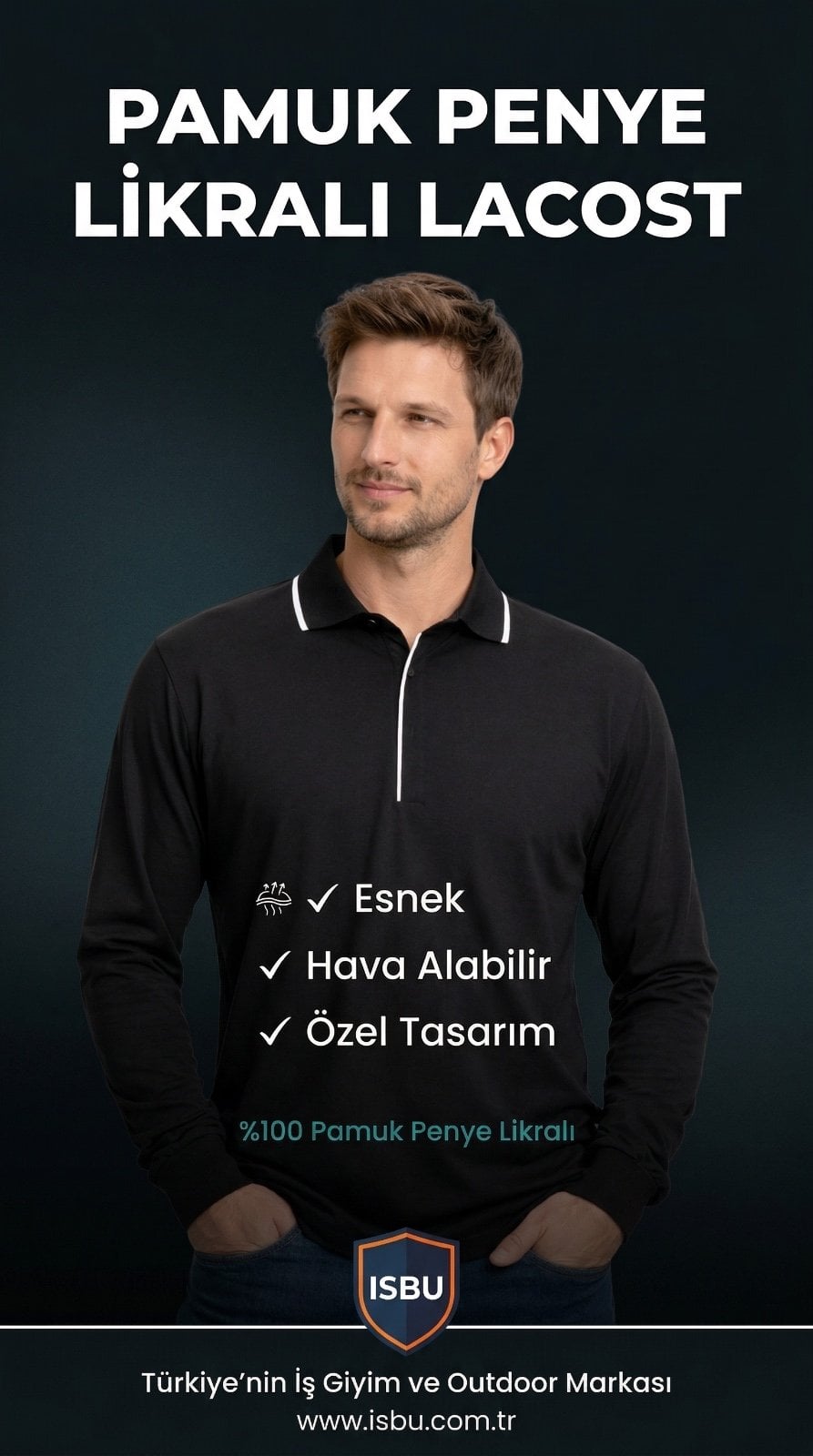 Rodopi Dynamic Polo uzun Kol tişört