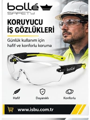 Bollé Safety Koruyucu İş Gözlükleri