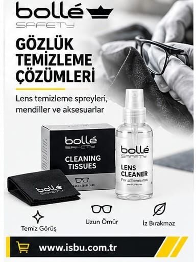 Bollé Safety Gözlük Temizleme Çözümleri
